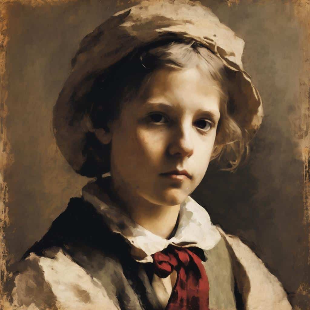 ζωντανό πορτρέτο νεαρής γυναίκας με καπέλο, σύγχρονη τέχνη, καινοτόμοι καλλιτέχνες, σύγχρονη τέχνη, ανθρώπινη έκφραση.